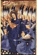 unknow artist Wilton Diptych: Virgin and Child with Angels Germany oil painting artist